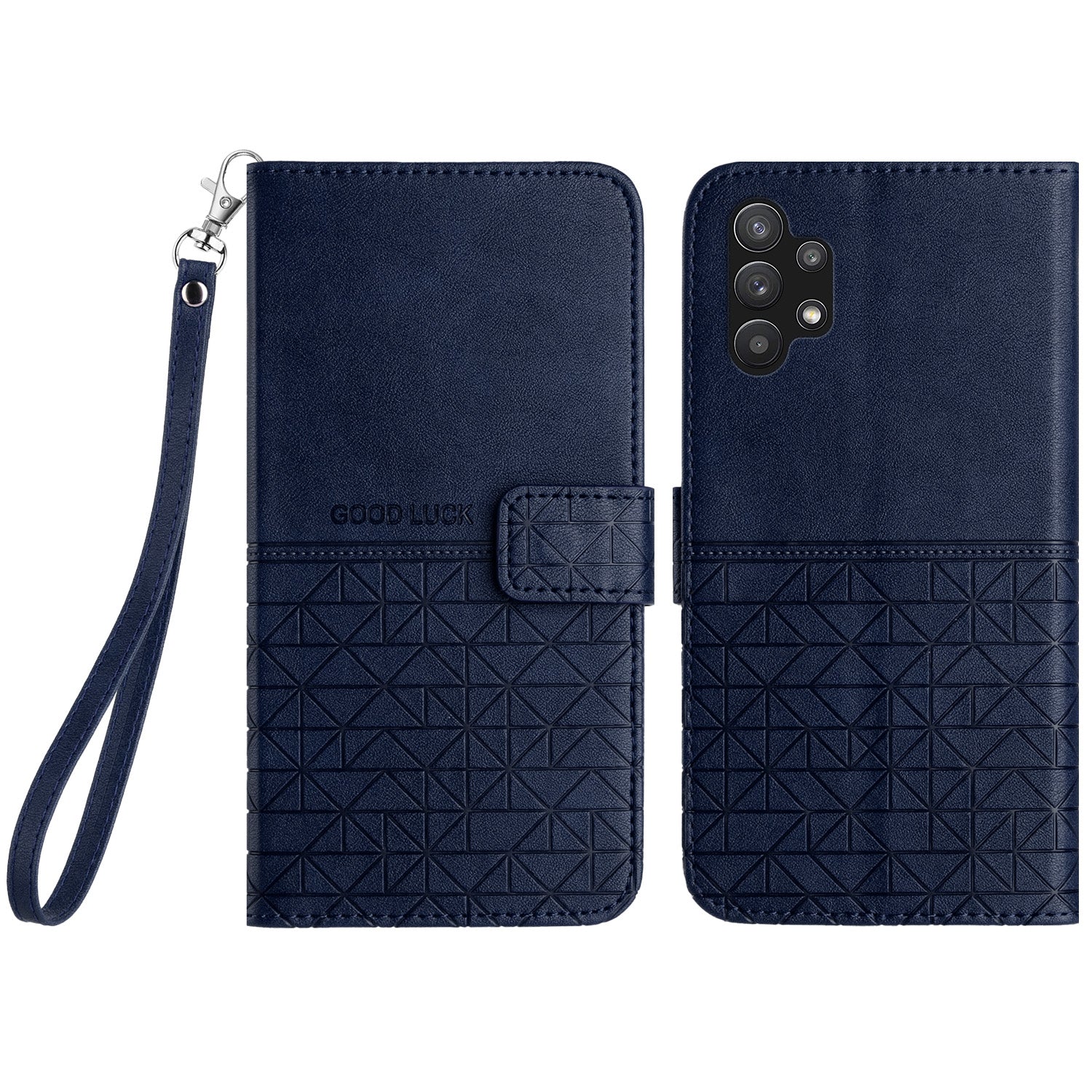 For Samsung Galaxy A32 5G M32 5G Stand Phone Cover Geometric Imprinted Microfiber Leather Wallet Case For Samsung Galaxy A32 5G M32 5G Stand Phone Cover Geometric Imprinted Microfiber Leather Wallet Case